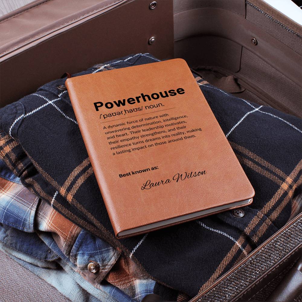 Personalized Leather Journal Engraved Notebook Inspirational Gift for Leader Boss Mentor Entrepreneur Empowerment Book Coworker Gift