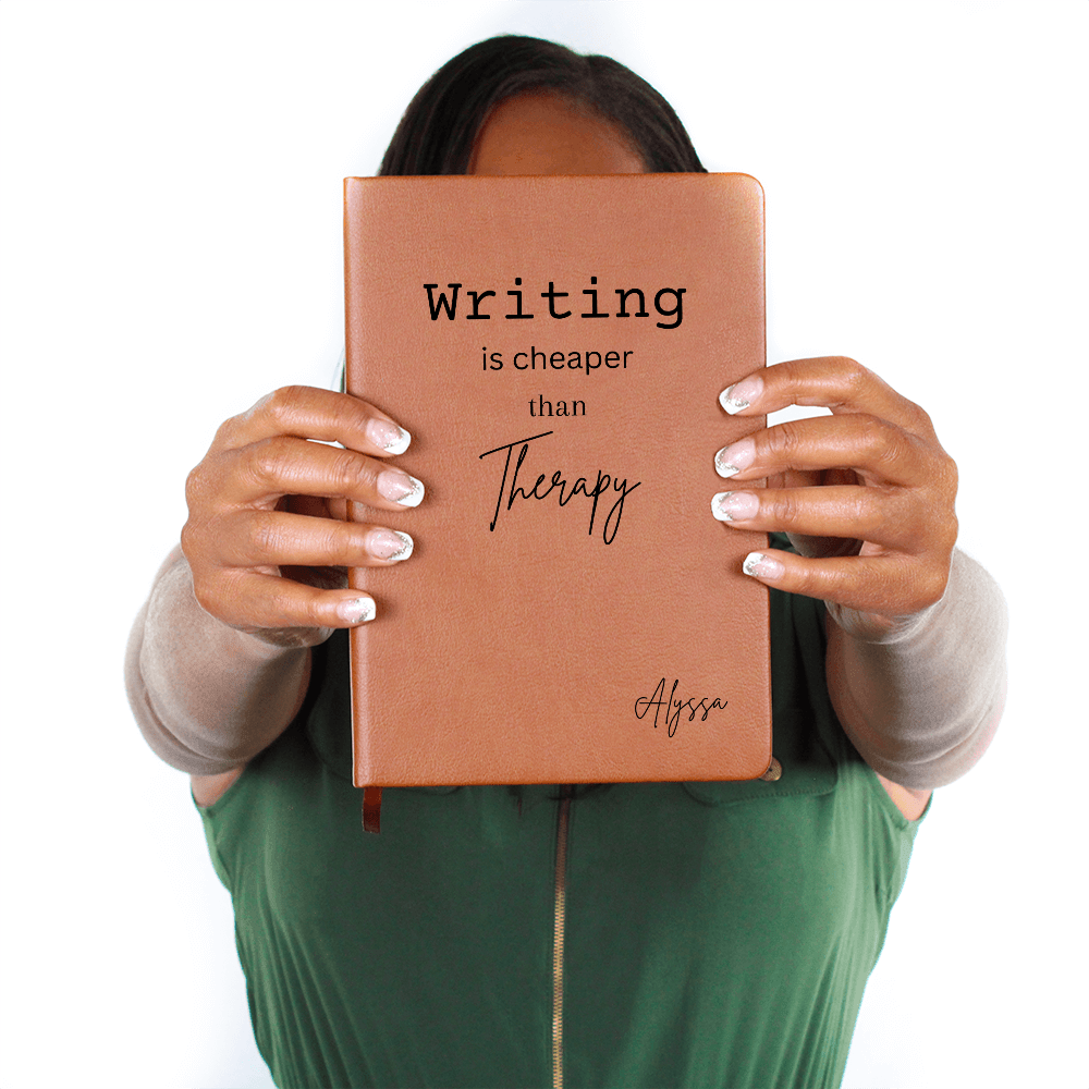 Personalized Leather Journal Engraved Notebook Gift for Writers Authors Journal Lovers Writing Therapy Self Care Diary Keepsake Meditation