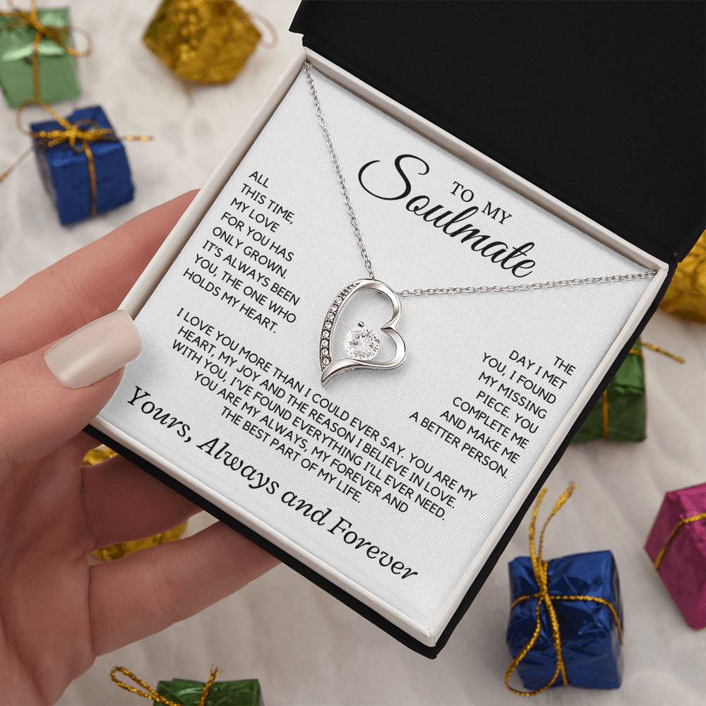 Soulmate - All this time, my love for you has only grown - Forever Love Necklace
