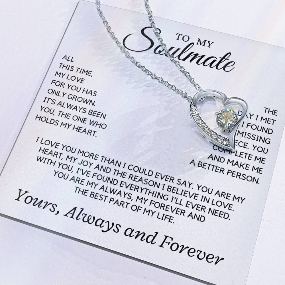 Soulmate - All this time, my love for you has only grown - Forever Love Necklace