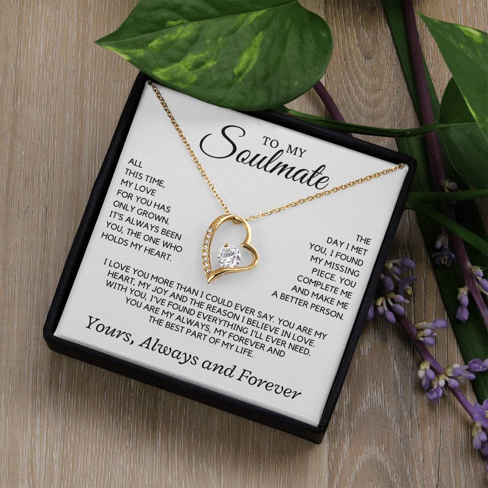 Soulmate - All this time, my love for you has only grown - Forever Love Necklace