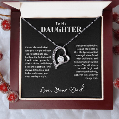 Daughter - I Wish You Nothing But Joy - Forever Love Necklace