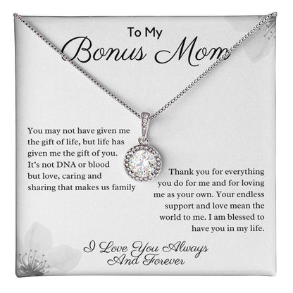 Bonus Mom - Gift of Life - Love Knot Necklace