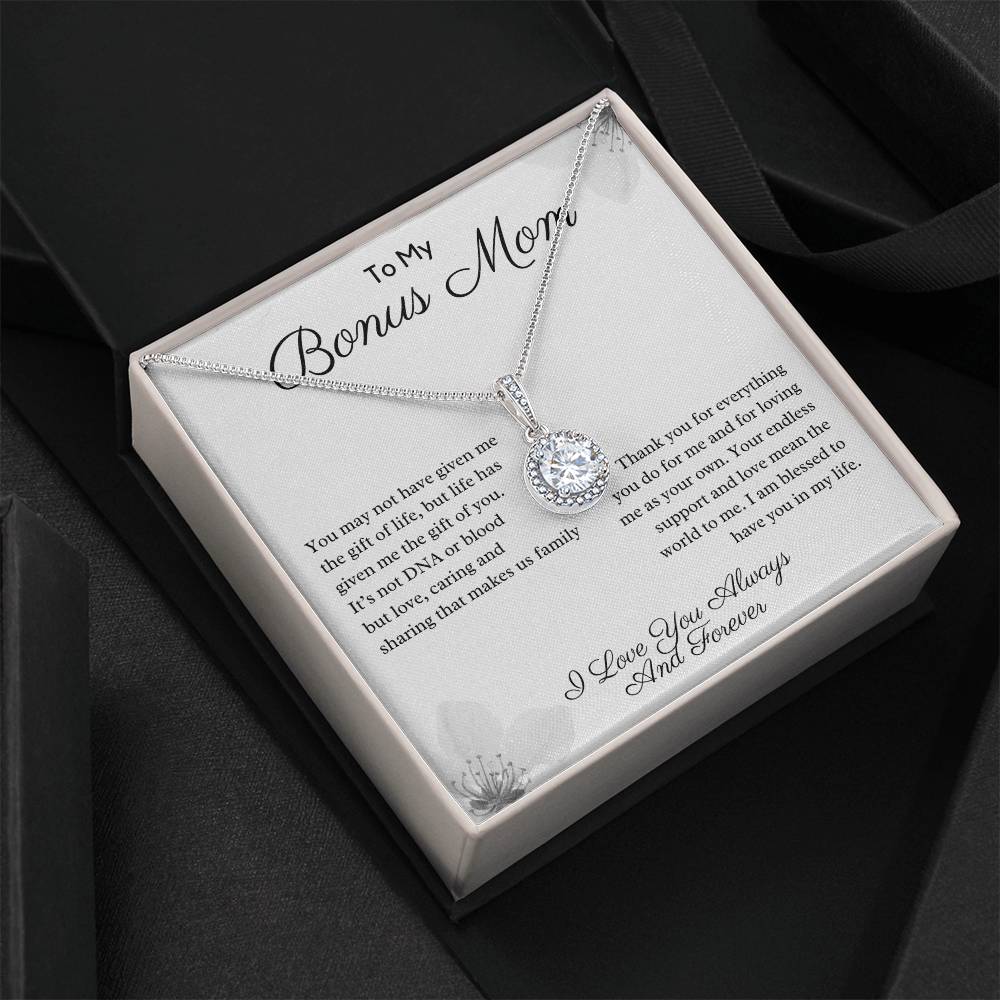 Bonus Mom - Gift of Life - Love Knot Necklace