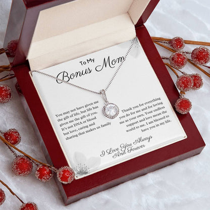 Bonus Mom - Gift of Life - Love Knot Necklace