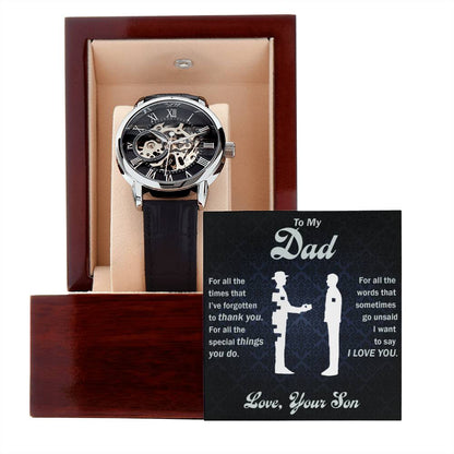 Dad - For All The Times - Men's Watch