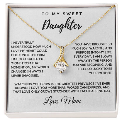 Daughter - From the moment I held you - Alluring Beauty Necklace