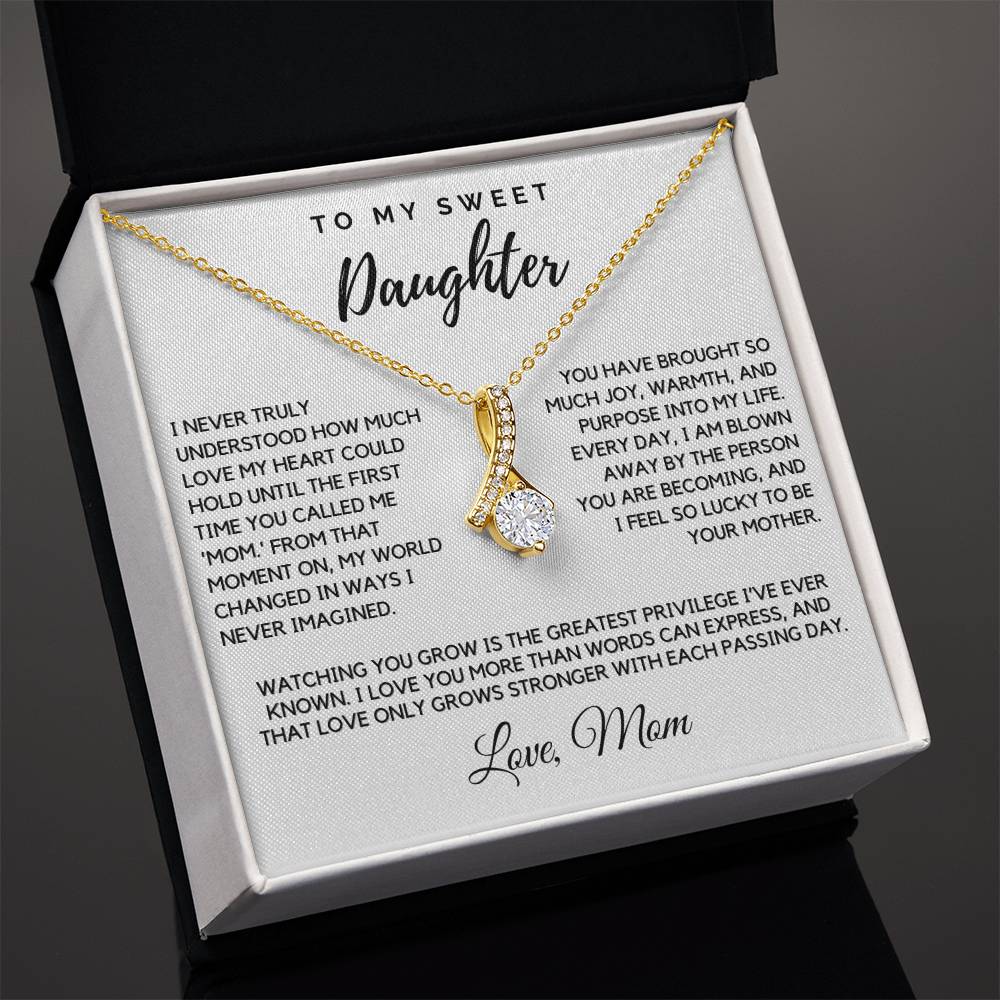 Daughter - From the moment I held you - Alluring Beauty Necklace