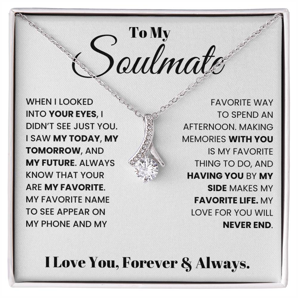 Soulmate - When I Looked Into Your Eyes - Alluring Beauty Necklace