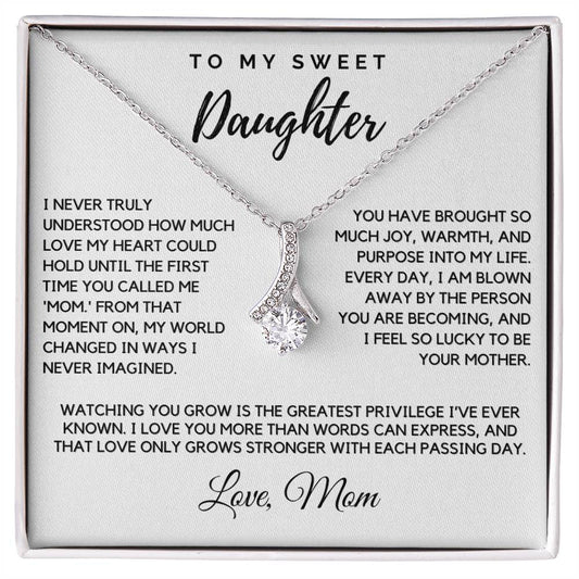 Daughter - From the moment I held you - Alluring Beauty Necklace