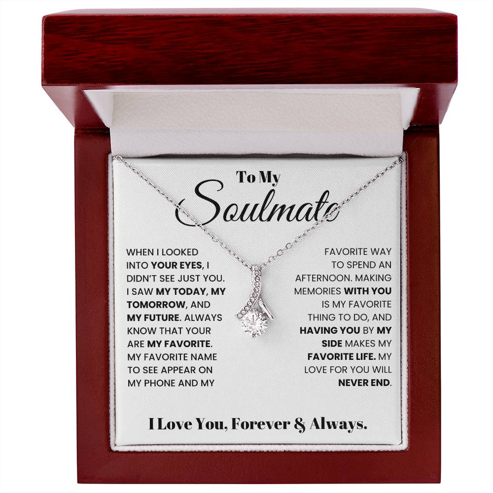 Soulmate - When I Looked Into Your Eyes - Alluring Beauty Necklace