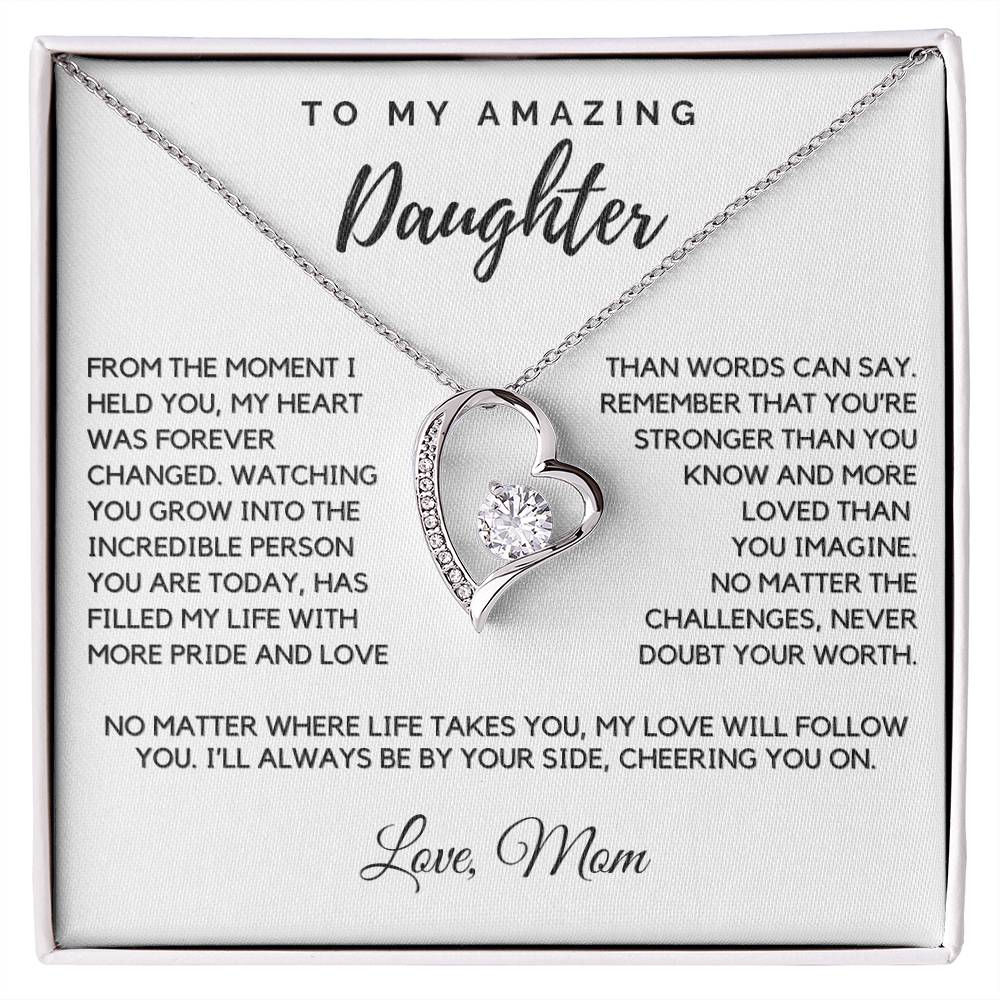 Daughter - From the moment I held you - Forever Love Necklace