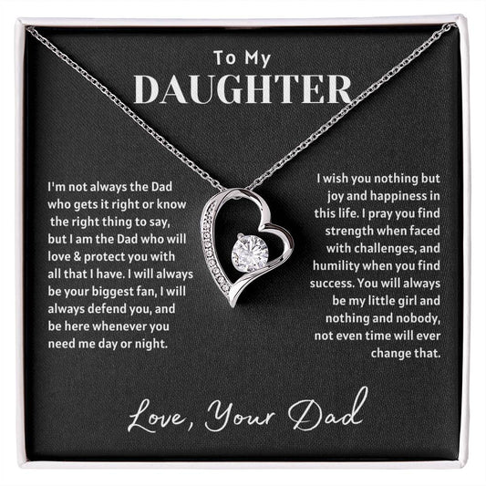 Daughter - I Wish You Nothing But Joy - Forever Love Necklace