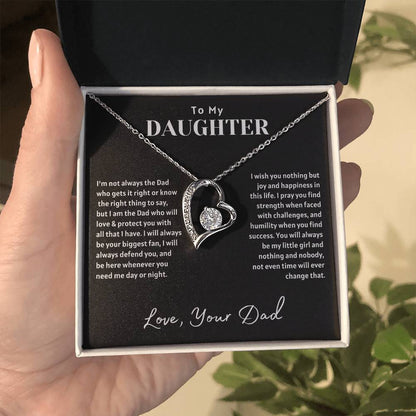 Daughter - I Wish You Nothing But Joy - Forever Love Necklace