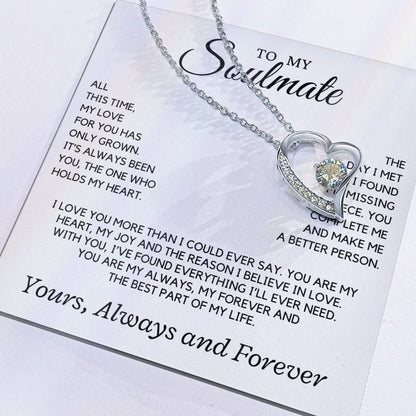 Soulmate - All this time, my love for you has only grown - Forever Love Necklace