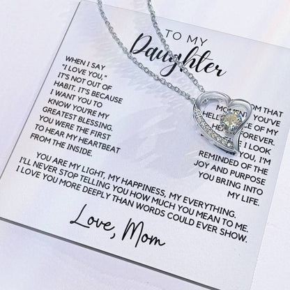 Daughter - When I say 'I love you' - Forever Love Necklace