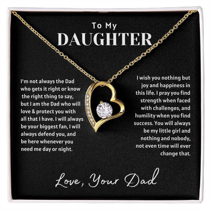 Daughter - I Wish You Nothing But Joy - Forever Love Necklace