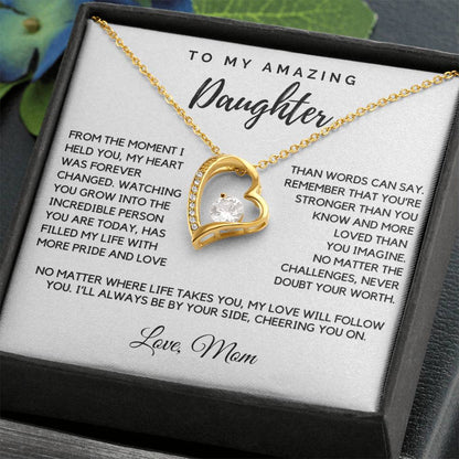 Daughter - From the moment I held you - Forever Love Necklace